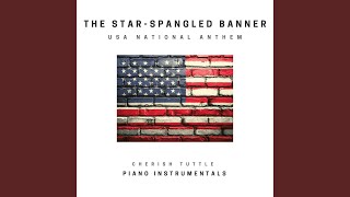 The StarSpangled Banner USA National Anthem Lower Key of E Piano Instrumental [upl. by Kcirddor52]