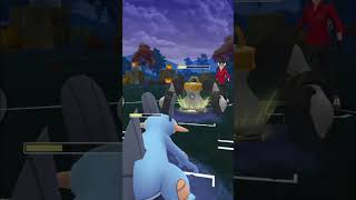 Swampert vs Melmetal in pokemongo subscribe like pokemon 100iv [upl. by Gilberto]