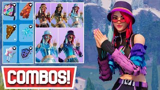 NEW BEST LANA LLANE SKIN COMBOS FEBRUARY CREW PACK  Fortnite [upl. by Einhpad]