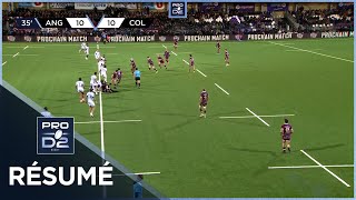 PRO D2 Saison 20232024 J17  Résumé Soyaux Angouleme XV  Colomiers Rugby [upl. by Accalia]