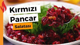 Kırmızı Pancar Salatası Tarifi  Nasıl Yapılır [upl. by Arv956]