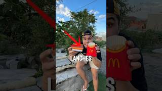 COMIDA SAUDÁVEL VS LANCHES FAST FOOD 🍟🍌🍔 [upl. by Atrebla]