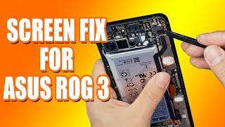 Our ASUS ROG Phone 3 Complete Screen Replacement Process 2021  Sydney CBD Repair Centre [upl. by Aicargatla]