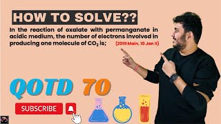 In the reaction of oxalate with permanganate thecurlychemist9953 jeepyq jeemains jeeadvanced [upl. by Ahseei]