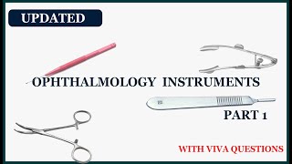 Ophthalmology Instruments  PART 1 [upl. by Irpak]