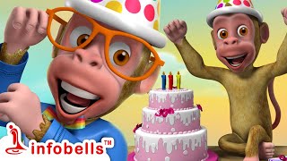 Bandar Mama Pahan Pajama  बंदर मामा  Hindi Rhymes for Children  Infobells hindirhymes [upl. by Zwick186]