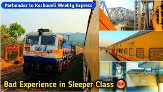 Porbandar Kochuveli Weekly Express  Porbandar to Shoranur Junction  Sleeper Class Journey [upl. by Sirob940]