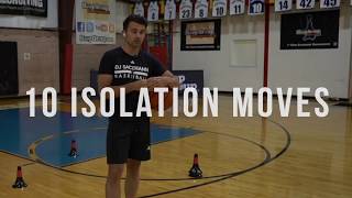 10 Isolation Moves with DJ Sackmann  HoopStudy Basketball [upl. by Brennen]