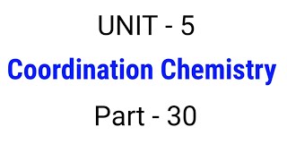 Crystal Field Splitting in Tetrahedral complexes Coordination Chemistry  TN 12th Chemistry  Unit5 [upl. by Eirok]