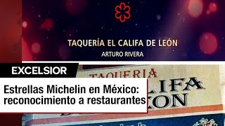 ¿Qué son las estrellas Michelin otorgadas a restaurantes y taquerías [upl. by Shep]