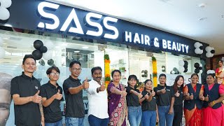 GRAND OPENING CEREMONY SASS HAIR amp BEAUTY SALON PHOENIX MALL GUNTUR  GOVIND PHOTOGRAPHY [upl. by Aerdna64]