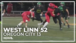 West Linn beats Oregon City in 103rd Battle for the Bridge  Friday Night Football [upl. by Savill]