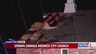 Storm damage in Midwest City [upl. by Eldorado]