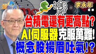 【精華】大盤要漲到哪？ 台積電還有更高點？ 台股的前世今生！？ AI伺服器克服萬難！ Q3開始大量出貨 概念股揚眉吐氣！？ 李永年 tvbsmoney 20240709 [upl. by Atoked]