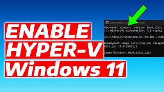 How To Enable HyperV in Windows 11 Desktop amp Laptop [upl. by Nylorac908]