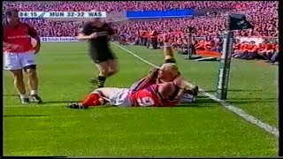 Trevor Leota match winning try vs Munster 2004 [upl. by Ejroj]