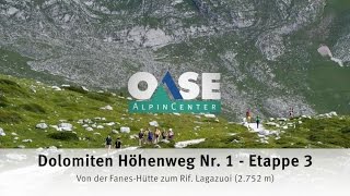 Dolomiten Höhenweg Nr 1  Etappe 3 [upl. by Naol340]