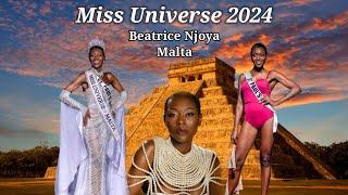 Miss Universe Malta 2024 Beatrice Njoya missuniverse2024 MissUniverso2024 [upl. by Lois]