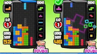 Tetris Battle Rank50 T spin 180 lines sent [upl. by Jazmin]