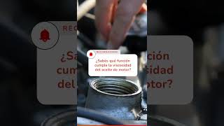 Tutorial quotQué función cumple la viscosidad del aceite de motorquot [upl. by Daley]