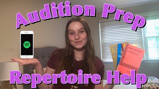 How to Find Monologues amp Songs for College Musical Theatre Auditions  Audition Preparation Tips [upl. by Grantham]