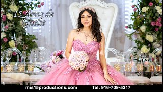 Highlight Quinceñera Giselle Stockton  Lodi CA Marzo 2023 [upl. by Loram]