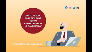 RESTO AL SUD COSA DEVI FARE SE STAI RENDICONTANDO LA TUA PRATICA [upl. by Asiar4]