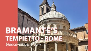 Bramantes Tempietto In Rome Italy [upl. by Alioz281]