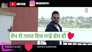 Tere naal Jeena  kaler kanth  WhatsApp status video 2018By NRI TECH [upl. by Sullecram446]