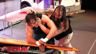 Dean Ambrose vs Bray Wyatt  Ambulance Match Raw January 5 2015 [upl. by Rennold]