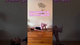 Esnemek için zararsız bir yöntem yoga egzersiz sports esneklik kolayca esneme bacak [upl. by Darwin]