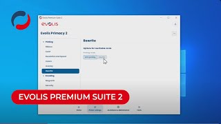 Evolis Premium Suite 2  Activate the rewrite printing mode [upl. by Pestana612]