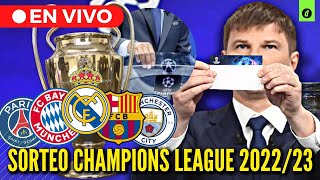 🔴 ENVIVO SORTEO de CHAMPIONS LEAGUE 202223  Minuto a minuto desde Turquía [upl. by Cherey663]