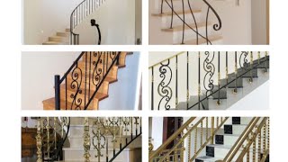 rampe descalier en fer forgé 😍 افكار سلالم بالحديد idées ideas of stairs railing [upl. by Tildi]