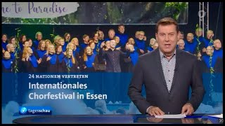 Tagesschau vom 14092024  Gospelkirchentag Essen [upl. by Romilly]