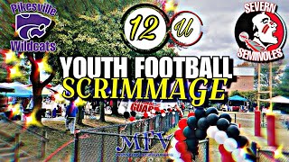 🏈🏈 Pikesville vs Severn 12u Scrimmage  Youth Football  Positive Football [upl. by Powell]