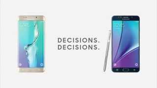 It’s Time to Get Choosy Galaxy S6 edge or Galaxy Note5 [upl. by Eylrahc101]