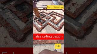 Pre Roof  false ceiling design works home house engineer roof slab construction [upl. by Selyn]