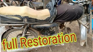 Restoration honda 70cc motorcycle  engine Restoration motorcycle  Restoration bike [upl. by Esnahc493]