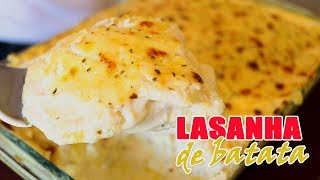 LASANHA DE BATATA I ALMOÇO FÁCIL RÁPIDO E DELICIOSO I DIKA DA NAKA [upl. by Aleedis]