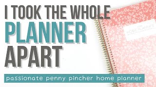 SETTING UP MY 2024 PASSIONATE PENNY PINCHER HOME PLANNER  Uncoiling and customizing planners [upl. by Oika]