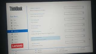 Advanced Bios Lenovo Thinkbook 16p G5 2024 [upl. by Rue986]