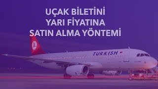 THY Uçak biletini YARI FİYATINA satın alma yöntemi [upl. by Sarazen]