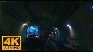 4K Lille Métro 1 complet  CHU Eurasanté  4 Cantons Stade Mauroy [upl. by Fidelas]