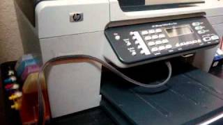 HP Officejet 5610xi CISS  Continuous Ink Supply System [upl. by Eiuqcaj348]