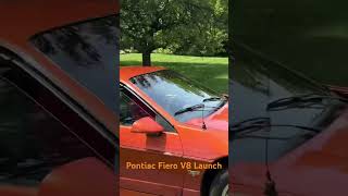 ShautoAtlantica Pontiac Fiero V8 Launch [upl. by Yellah]