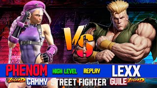 PHENOM CAMMY VS LEXX GUILE streetfighter6 street fighter6 [upl. by Halda494]