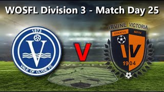 Vale of Clyde 2  Irvine Vics 1  8th April 2023 [upl. by Llerahc]