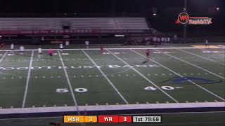 WR Varsity Boys Soccer vs Marshfield [upl. by Kifar323]