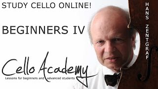 Learn to Play Cello Online Free  Beginners IV  Harmonics tuning the cello three finger positions [upl. by Curzon]